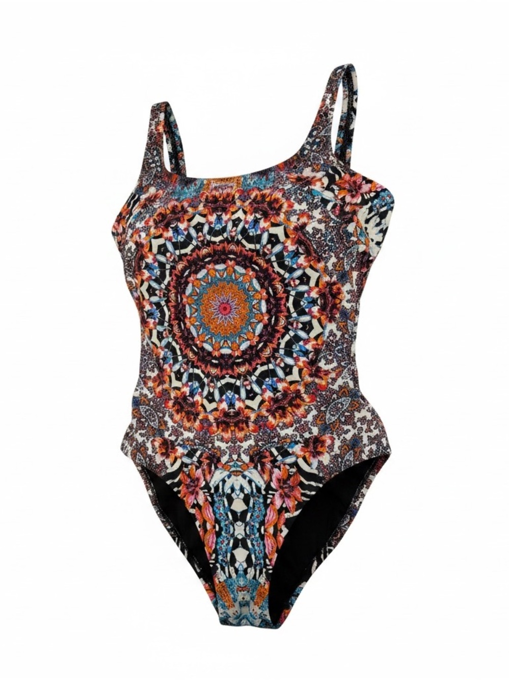 Red Carter Multicolor Kaleidoscope Print One-Piece Swimsuit